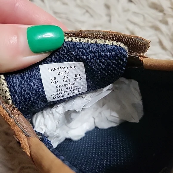 Kids Toddler Sperry Top Sider Boat Shoes Lanyard A/C Boys Shoes 11 M Classic - Picture 10 of 12